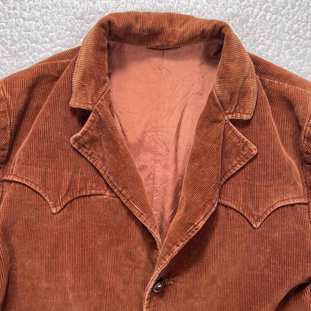 VTG‎ Pioneer Wear Corduroy Jacket Men's 40 Western Ranch Cowboy Heritage USA - Picture 2 of 11